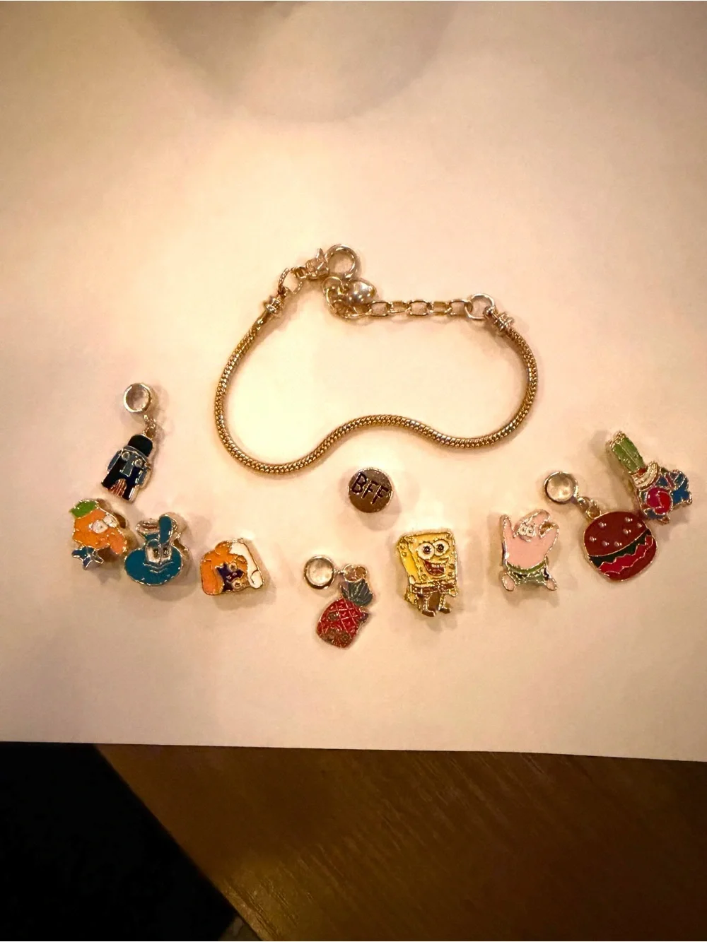 SpongeBob charm bracelet